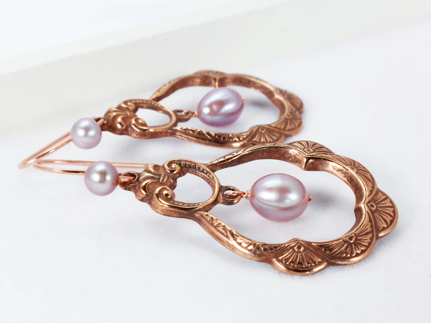 Art Nouveau Inspired Chandelier Earrings