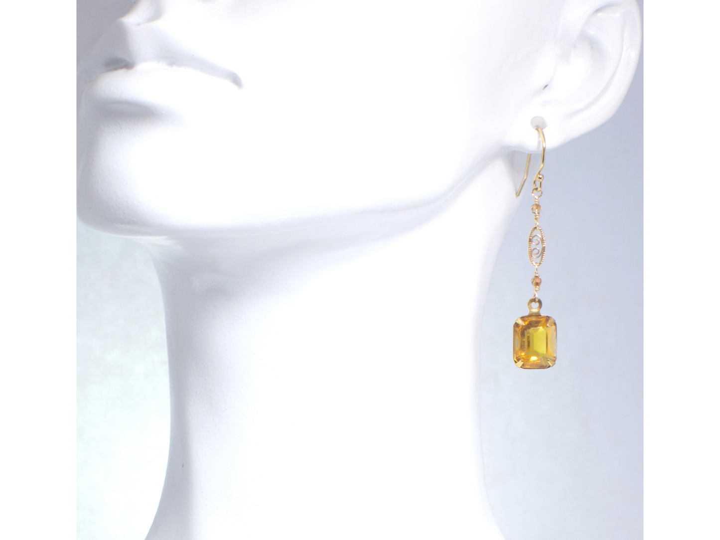 Isabelle Earrings | Vintage Inspired Crystal Earrings