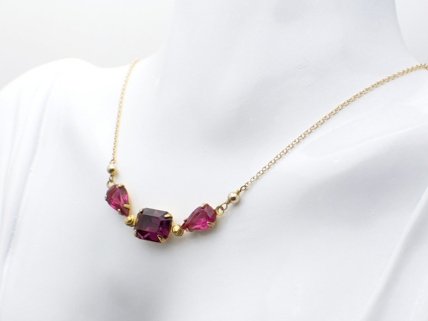 Ophelia | Colorful Handmade Crystal Pendant Necklace