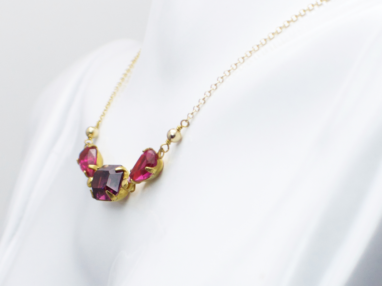 Ophelia | Colorful Handmade Crystal Pendant Necklace