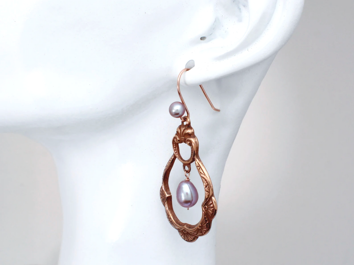 Art Nouveau Inspired Chandelier Earrings