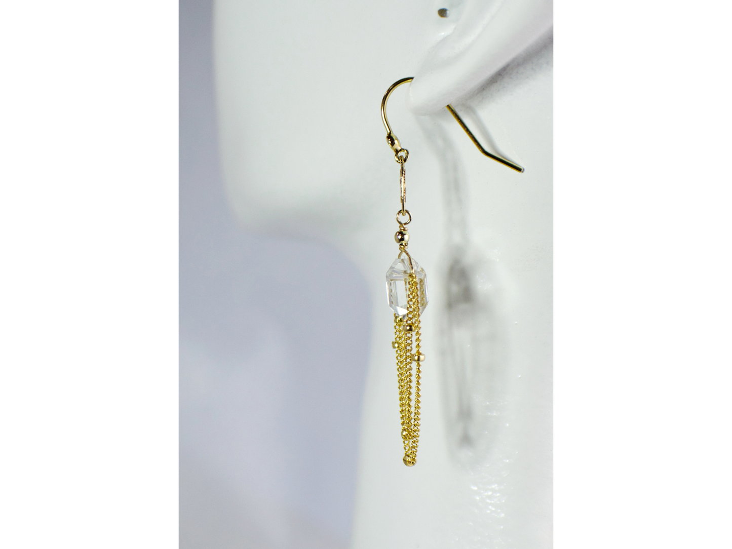 Annabel Lee Earrings Yellow Gold Filled | Romantic Antique Inspired