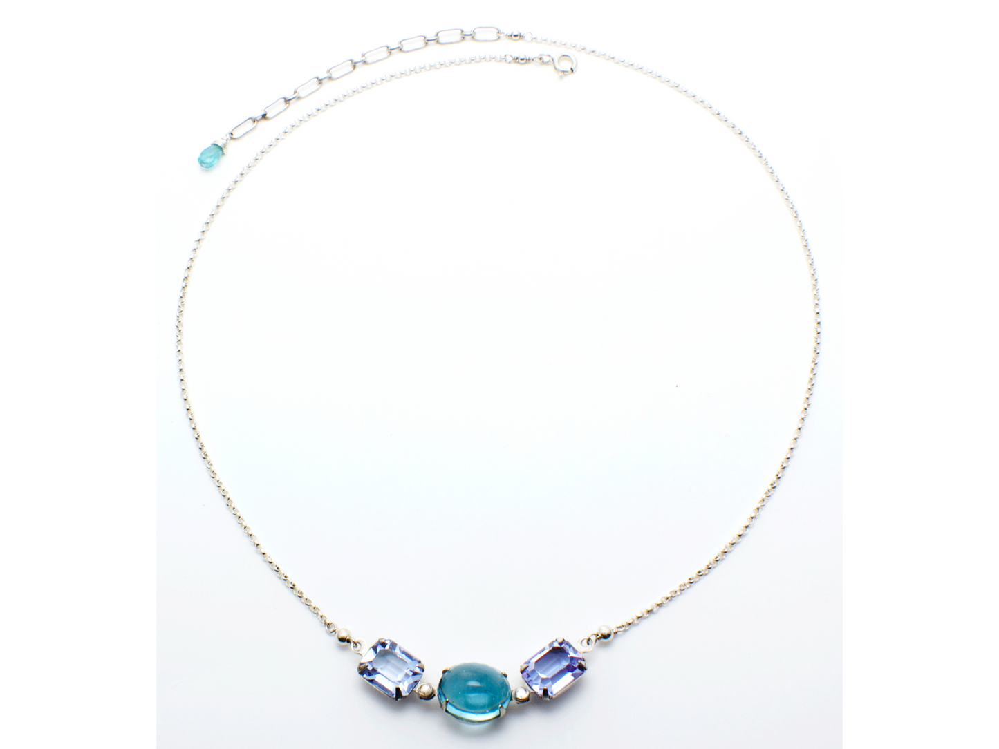 Eveline Sterling Silver Necklace | An Icy Cool Statement Piece