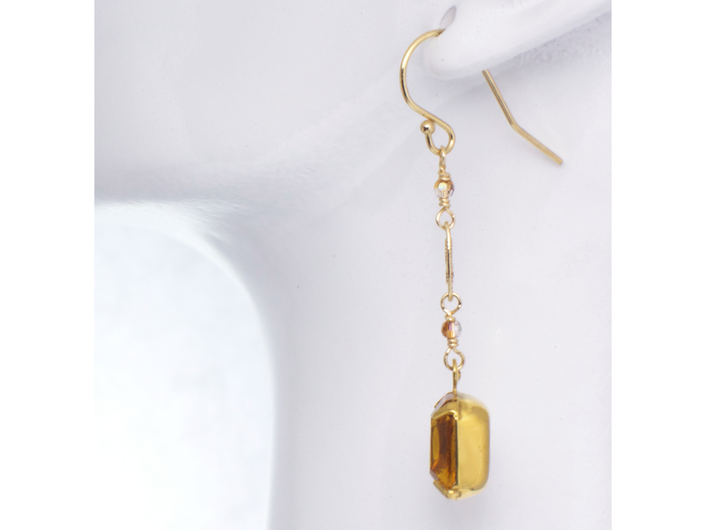 Isabelle Earrings | Vintage Inspired Crystal Earrings