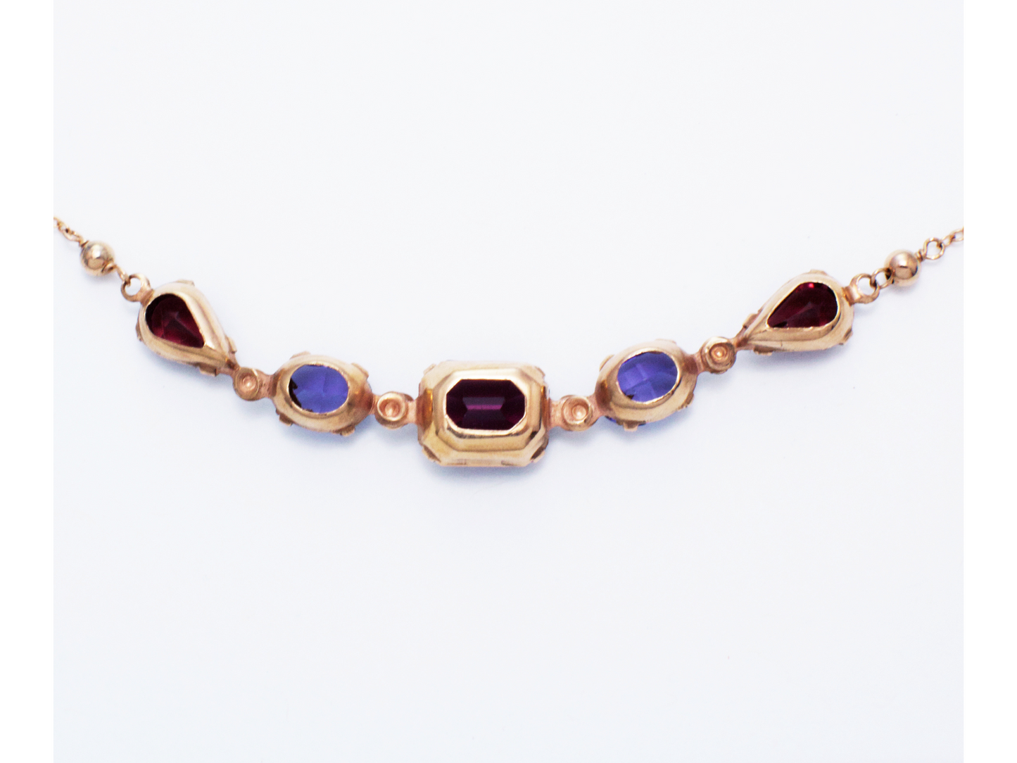 Violetta Necklace Rose Gold Filled | A Crystal Statement Necklace